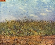 Weizenfeld mit Lerche nach van Gogh